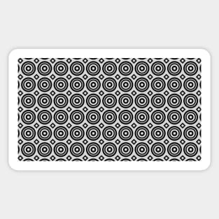 Circles and Diamonds Geometric Pattern Sticker